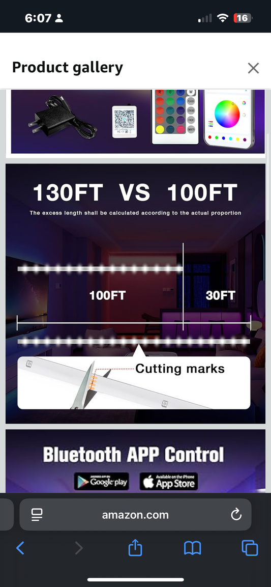 LED Strip Lights 130ft Lights Strip